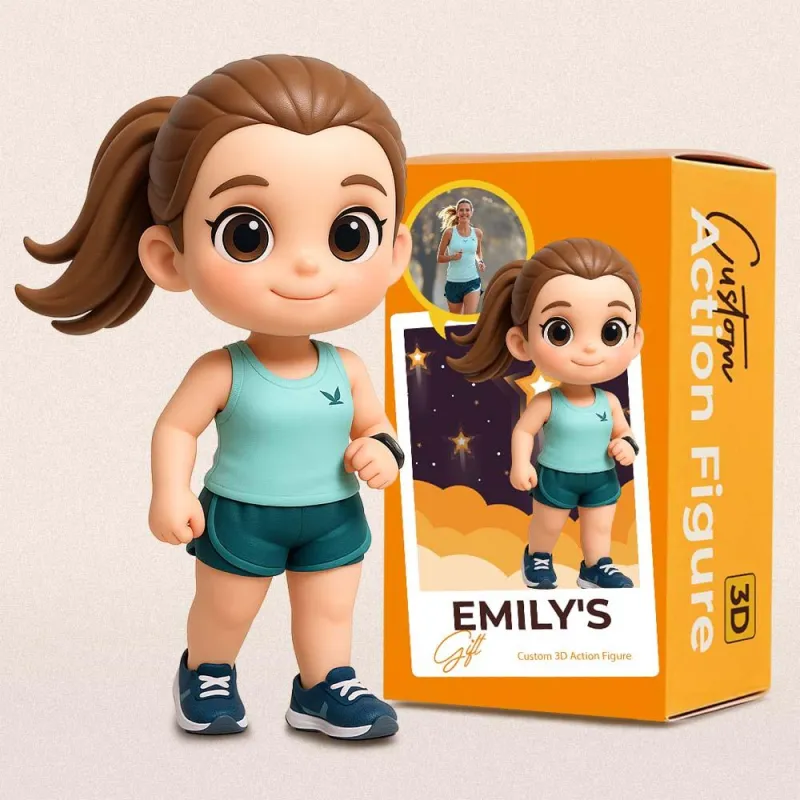 Figura 3D deportivo personalizado