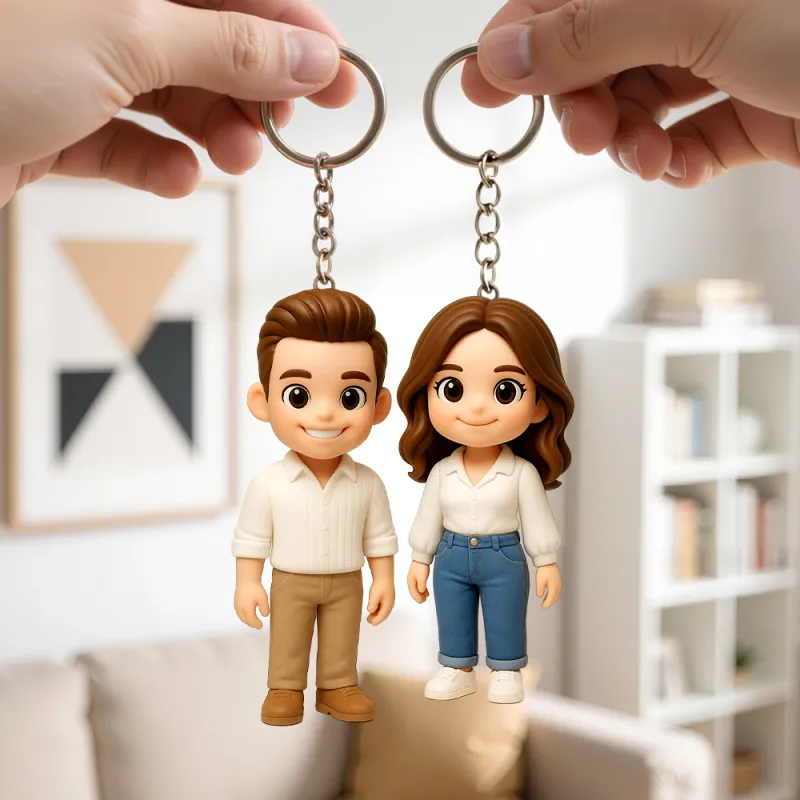 Llavero 3D para pareja